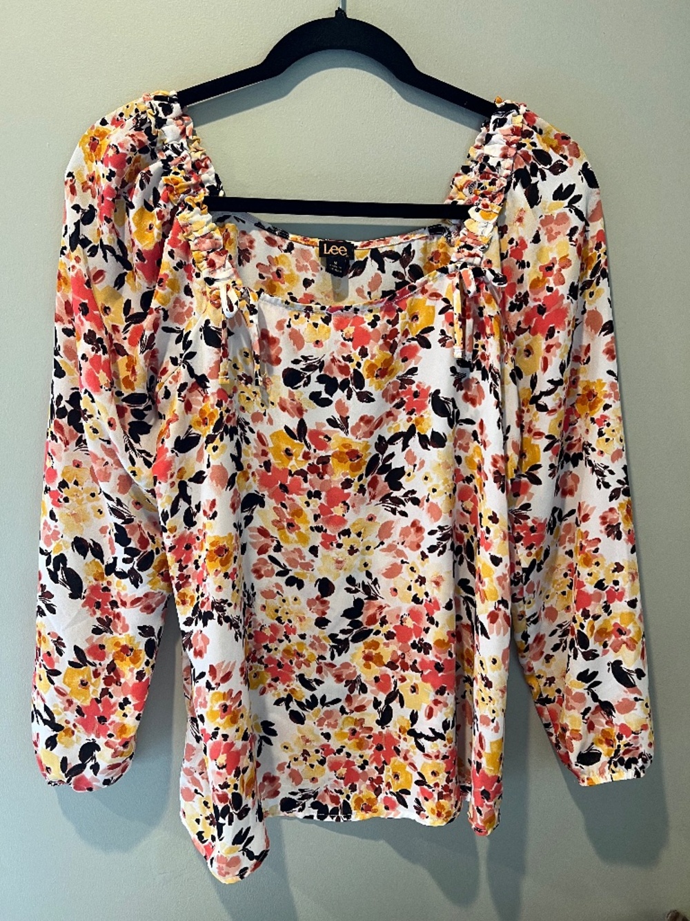 Lee Women’s Blouse Floral Size M
